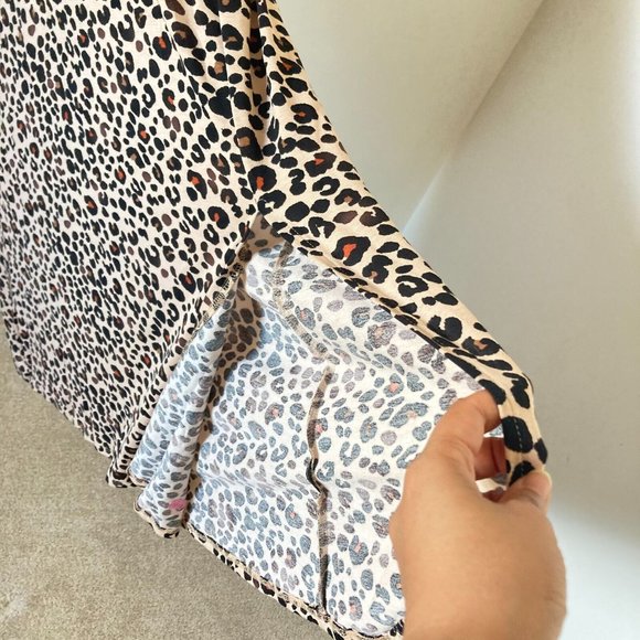 BNWT Women's Animal Print V-Neck Long Sleeve Maxi Dress Size UK 12 - Picture 4 of 15